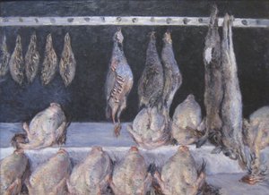Display of Chickens and Game Birds by Gustave Caillebotte
